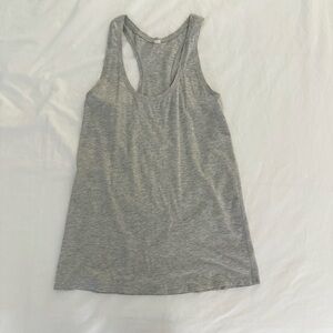 Lululemon Athletica Gray Tank Top with Breathable Fabric
